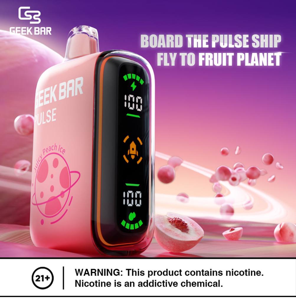 原廠正品 美國大牌 Geek Bar Pulse Vape 15000 口 現貨 一次性 拋棄式 小煙 VC蒸氣