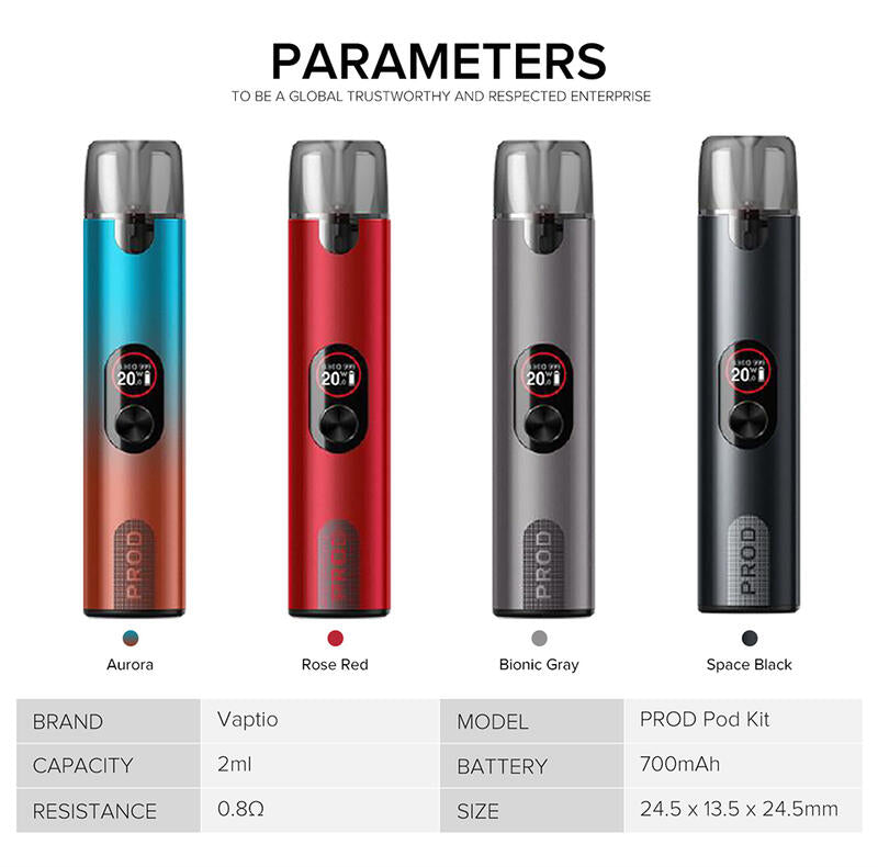 原廠正品 VAPTIO PROD POD KIT 20W 帕拉德 VC蒸氣