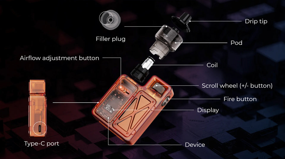 原廠正品 UWELL CROWN M 王冠 可調瓦 1000mAh VC蒸氣