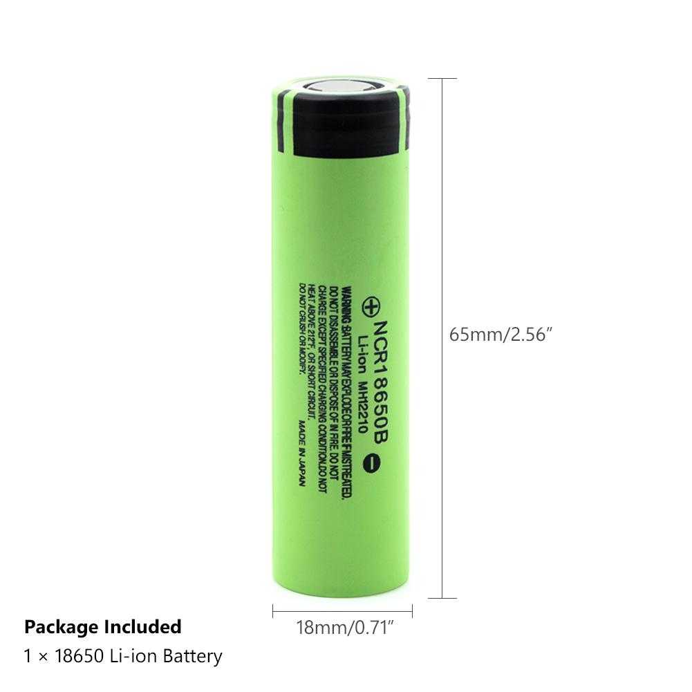 原裝進口 Panasonic 國際牌 NCR18650B鋰 電池 3400mAh 手電筒專用 VC蒸氣