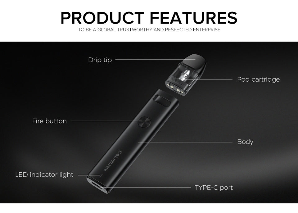原廠正品 Uwell Caliburn A2 咖哩棒 小煙 VC蒸氣