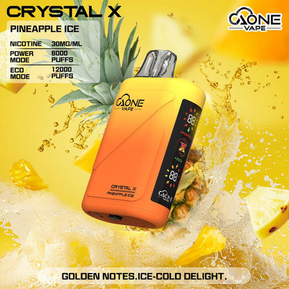 原廠正品 AONE Crystal X 水晶 2 代｜12000 口大容量 一次性 電子煙 拋棄式 非 ILIA LANA SP2S RELX 東京魔盒 VC蒸氣