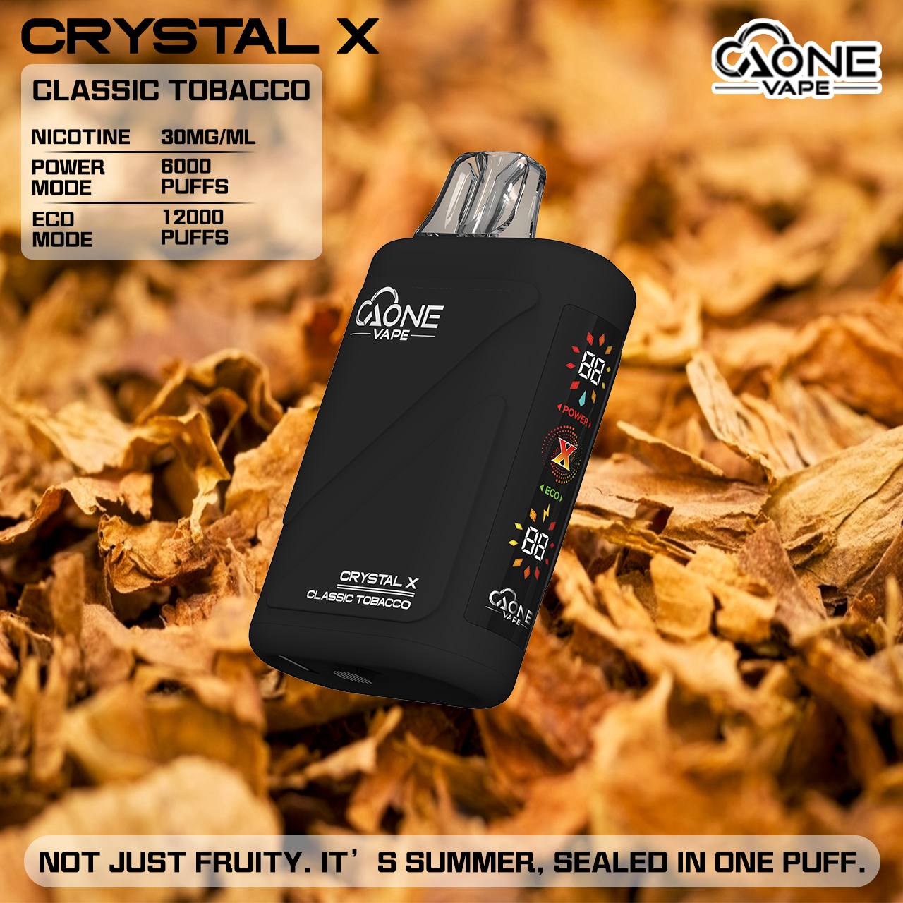 原廠正品 AONE Crystal X 水晶 2 代｜12000 口大容量 一次性 電子煙 拋棄式 非 ILIA LANA SP2S RELX 東京魔盒 VC蒸氣