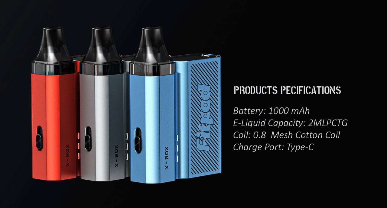 原廠正品 FITPOD X-BOX 斯萊克 4 代 調整段數氣孔 VC蒸氣