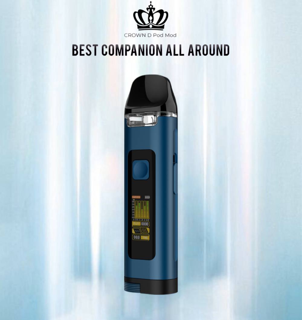 原廠正品 Uwell Crown D Pod Mod 35w 王冠 大小煙 主機套裝 現貨 當天出 VC蒸氣