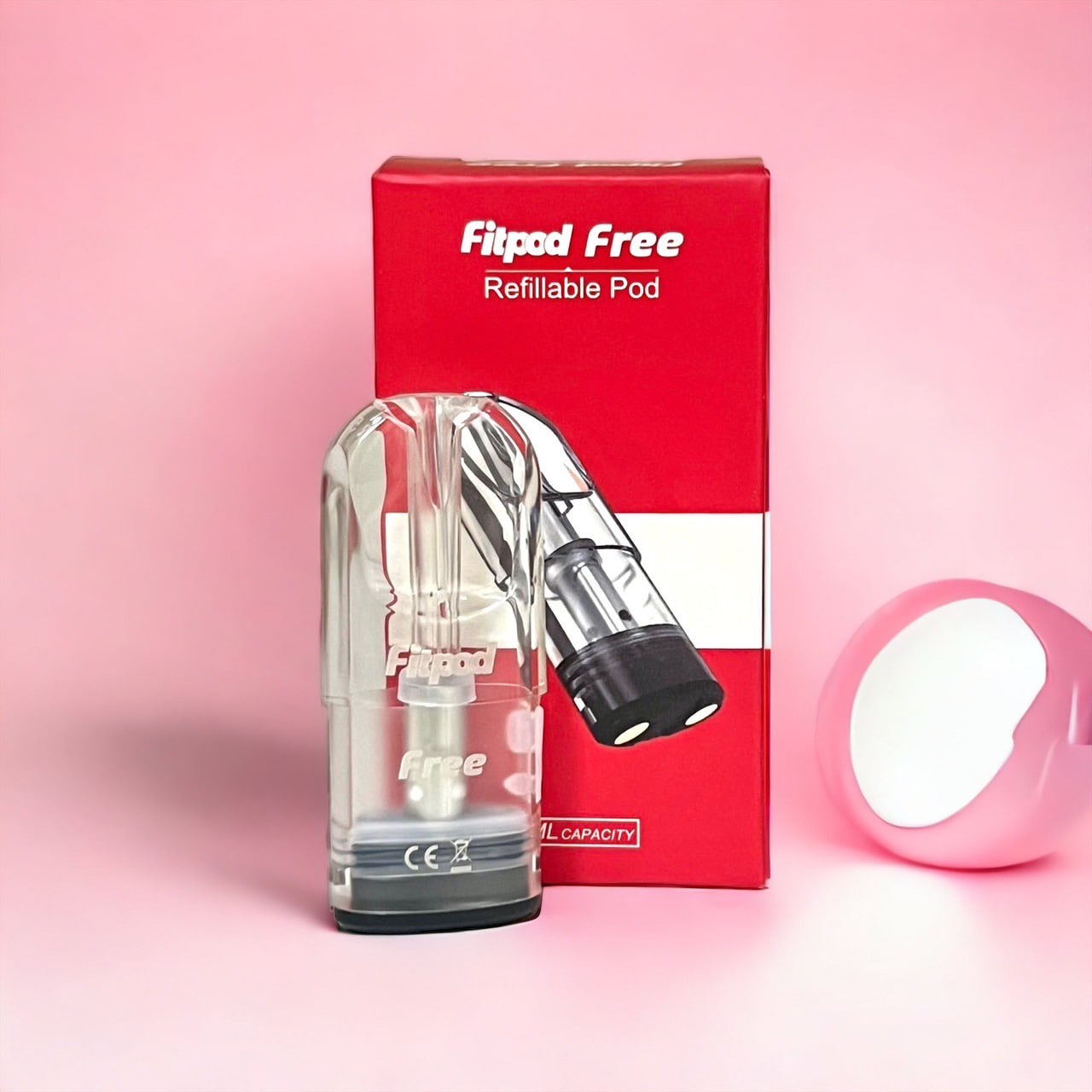 原廠正品 Fitpod Free plus - RELX 4代 5代 空煙彈 棉芯 耐用 不漏油 RELX4  RELX5 大藝術家 可通用 VC蒸氣