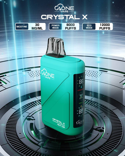 原廠正品 AONE Crystal X 水晶 2 代｜12000 口大容量 一次性 電子煙 拋棄式 非 ILIA LANA SP2S RELX 東京魔盒 VC蒸氣